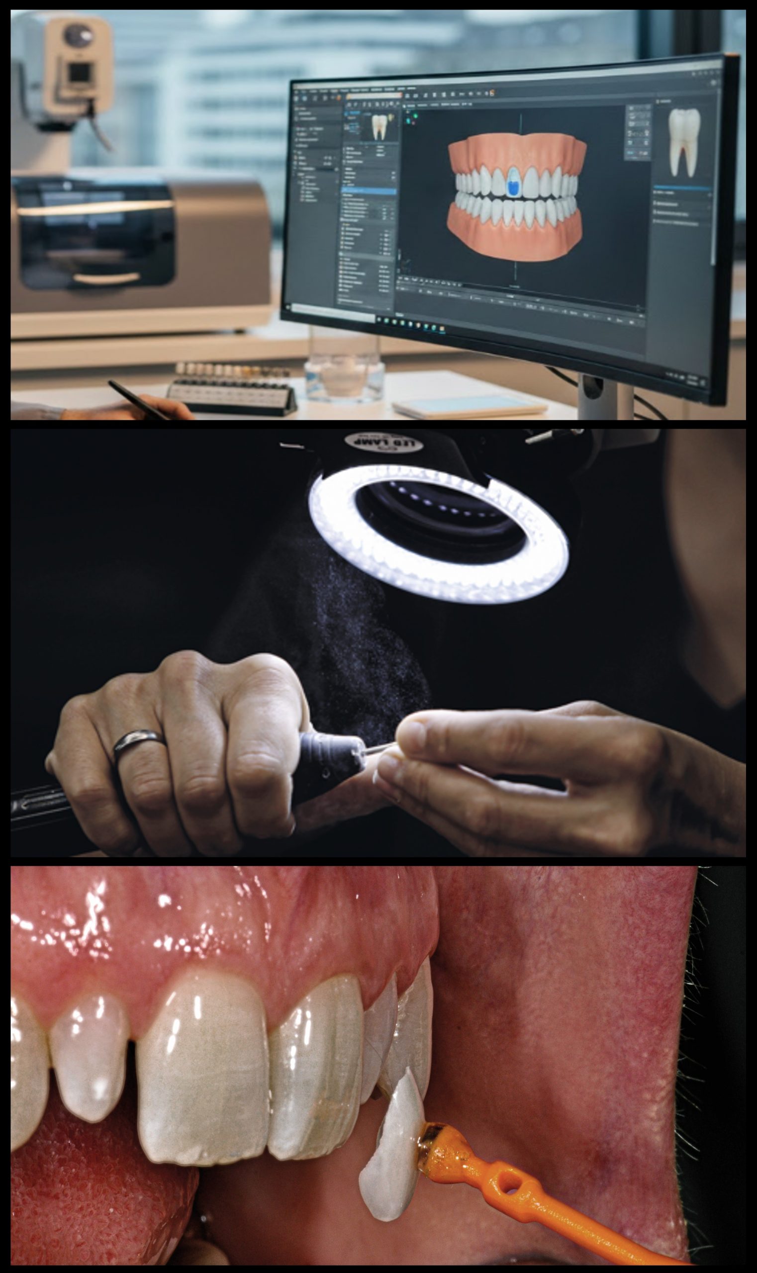 Non-Prep-Veneers-Nürnberg - Herstellung - CAD Labor Zahntechnik - Ästhetik